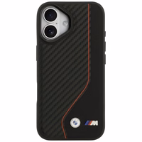 BMW M Carbon Line & Logo MagSafe dėklas iPhone 17 - raudonas