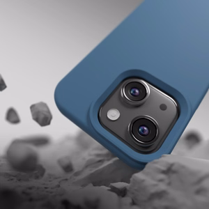 "Etteri" silikoninis "Mag" dėklas iPhone 15 6,1" tamsiai mėlynas