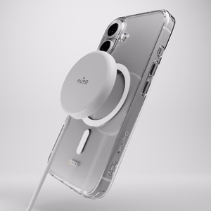 Puro Impact Clear D3O Magnetinis Silikoninis dėklas telefonui iPhone 16 - Skaidrus