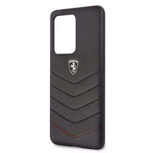 Ferrari kietasis dėklas FEHQUHCS69BK S20 Ultra G988 - juodas Heritage