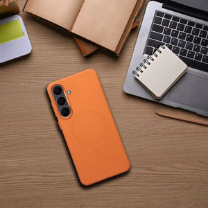 K-Look dėklas, suderinamas su MagSafe, skirtas Samsung A17 / A18, oranžinis