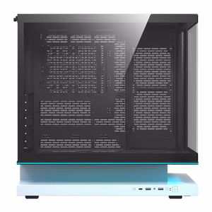 DarkFlash F1 ATX kompiuterio korpusas su 6 ventiliatoriais, baltas