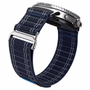 SPIGEN WBF1 dirželis SAMSUNG GALAXY WATCH 8 / CLASSIC (40 / 44 / 46 MM) tamsiai mėlynas