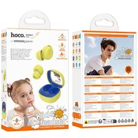 Belaidės Bluetooth ausinės EW111 vaikams geltonos