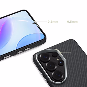 Tech-Protect Ion Carbon MagSafe Dėklas for Samsung Galaxy S26 Ultra - juodas and sidabrinis