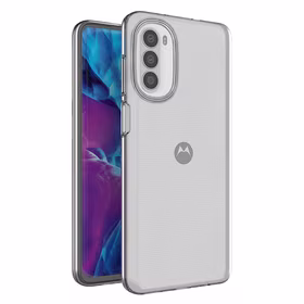 Itin plonas 0.5mm dėklas telefonui Motorola Moto G82 5G / Moto G52 skaidrus
