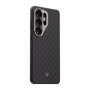 Benks Magnetic Armor Pro Armor Grid Kevlar Dėklas Metal Frame 600D (H050) for Samsung Galaxy S26 Ultra juodas