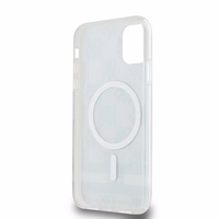 DKNY IML languoto Mono rašto ir spausdintų juostų magnetinis dėklas telefonui iPhone 11 / Xr - juodas