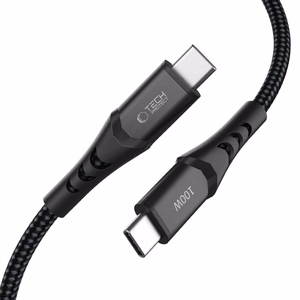 Tech-Protect Ultraboost UB11T USB-C / USB-C PD 100W / QC3.0 Cable 100 cm - Black