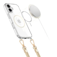 Tech-Protect FlexAir Chain MagSafe iPhone 16e dėklas - Juodas/Smėlio