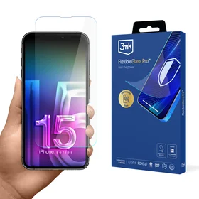 Hibridinis stiklas 3mk FlexibleGlass Pro v2.0 Apple iPhone 15 Pro Max