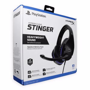 Wire headphones Jack 3,5 mm HyperX Cloud Stinger PlayStation black blue