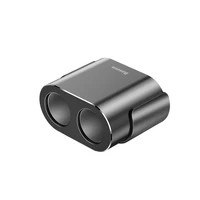 BASEUS automobilinis įkroviklis 2 x USB A + 2 x cigarečių degiklis 80W 3,1A CRDYQ-01 juodas