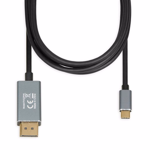iBox ITVCDP4K vaizdo laido adapteris 1.8 m USB Type-C DisplayPort juodas