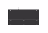 iBox Aurora K-5 USB QWERTY klaviatūra Sidabrinė