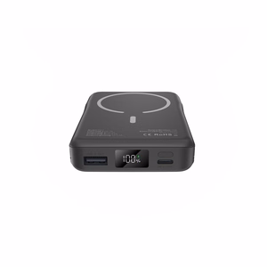 Tech-Protect LifeMag PB31 išorinė baterija su MagSafe 10000mAh 15W USB-C / USB-A / įmontuotu USB-C / Lightning kabeliais - juoda