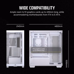 Corsair 3500X RS-R ARGB Midi Tower baltas