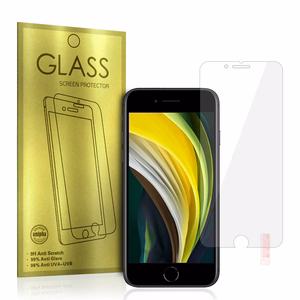 Закалённое стекло Gold для Iphone SE 2020/SE 2022