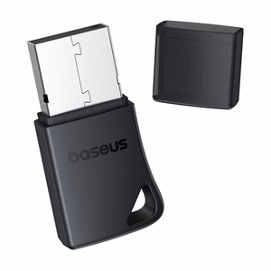 Adapteris Baseus (BA04+) Bluetooth 5.4 USB juodas