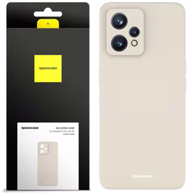 Spacecase silikoninis dėklas Realme 9 4G/9 Pro+ kaulo spalvos