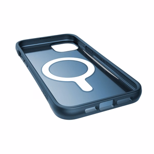 Raptic X-Doria Clutch dėklas iPhone 14 Plus su Magnetine galinė mėlyna danga