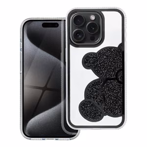 TEDDY BEAR dėklas telefonui IPHONE 11 juodas
