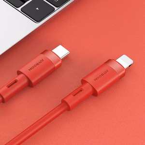USB laidas Joyroom S-1224N9 raudonas Type-C / Lightning 120cm (iki 20W)