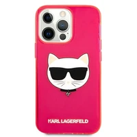 KARL LAGERFELD KLHCP13LCHTRP IPHONE 13 PRO / 13 6.1 "rožinis / rožinis dėklas GLITTER CHOUPETTE FLUO