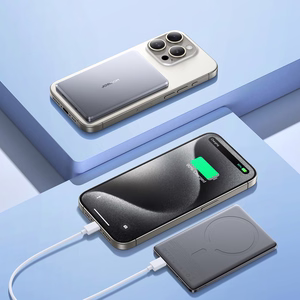 Išorinė baterija Power Bank Joyroom JR-PBM08 20W Magnetic Wireless 5000mAh Space Grey