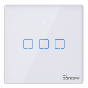 Умный выключатель Sonoff T2 EU TX WiFi + RF 433 (3-канальный) обновлённый