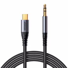 Audio adapteris Joyroom (SY-A07) iš "USB-C" į 3,5mm 1.2m juodas