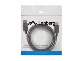 Lanberg CA-DPDP-10CC-0030-BK „DisplayPort“ kabelis 3 m Juoda