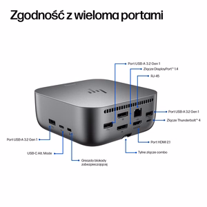 HP Thunderbolt 4 100W G6 doko stotis