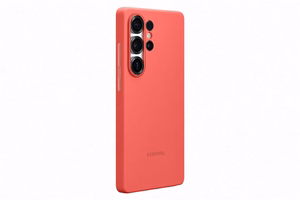 Samsung Silicone Case dėklas, skirtas Samsung Galaxy S25 Ultra, raudonas
