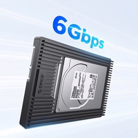 "Orico D2SS-6G" 2,5 colio disko adapteris į 3,5 colio keitiklį - juodas