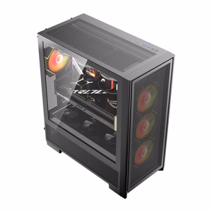 DarkFlash AIRNOVA computer dėklas (juodas) + 3 fans