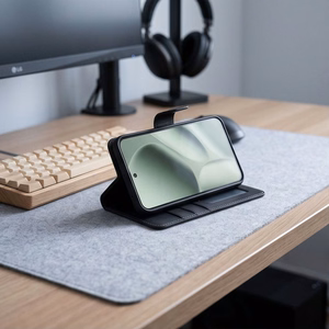Tech-Protect Wallet dėklas, skirtas „Google Pixel 11 Pro XL“ – matinis juodas