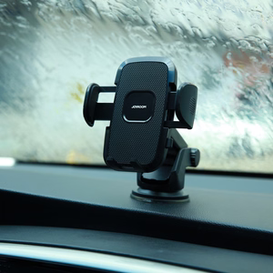 Automobilinis universalus telefono laikiklis Joyroom (JR-ZS259) tvirtinamas ant prietaisų skydelio, juodas