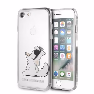 KARL LAGERFELD dėklas telefonui IPHONE 7 / 8 KLHCI8CFNRC permatomas