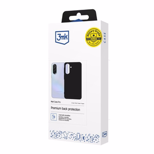 3mk Matt Case Pro dėklas, skirtas Samsung Galaxy A37, matinis juodas