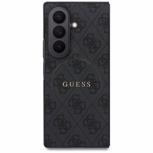 Juodas „Guess 4G Classic MagSafe“ dėklas, skirtas „Samsung Galaxy Z Fold8 Ultra“