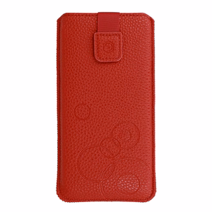 WONDER Deko dėklas telefonui (dydis XXL) Samsung S25 Ultra/S24 Ultra/M35/M23/A16 5G/Xiaomi Redmi 14C raudonas
