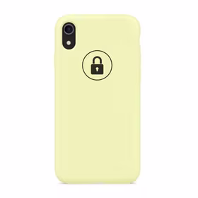 Dėklas "Silicone Case" skirtas iPhone XR / Yellow Mellow / su įpakavimu