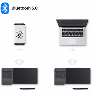 Grafinė planšetė HUION Inspiroy Keydial KD200