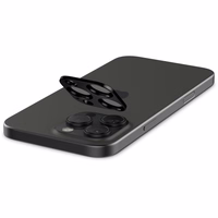 Spigen Optik.tR Apsauginis stiklas kamerai iPhone 14 Pro / Pro Max / 15 Pro / Pro Max / 16 Pro / Pro Max - Juodas 2 vnt.