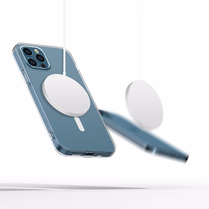 Tech-Protect FlexAir Magnetinis dėklas telefonui iPhone 12 / 12 Pro - skaidrus