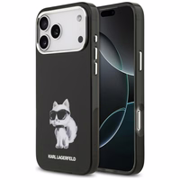 Etui Karl Lagerfeld IML Aquarelle        Choupette & Logo MagSafe do iPhone 17 Pro Max juodas