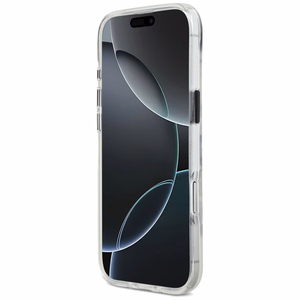 Karl Lagerfeld IML Choupette Sketch Logo Magnetinis dėklas telefonui iPhone Air - skaidrus