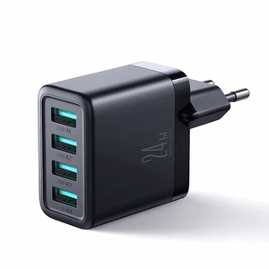 Įkroviklis Joyroom JR-TCN03 juodas 24W (4xUSB)