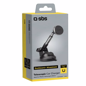 SBS TESUPMAGEXT teleskopinis išmaniojo telefono laikiklis, suderinamas su MagSafe - juodas
